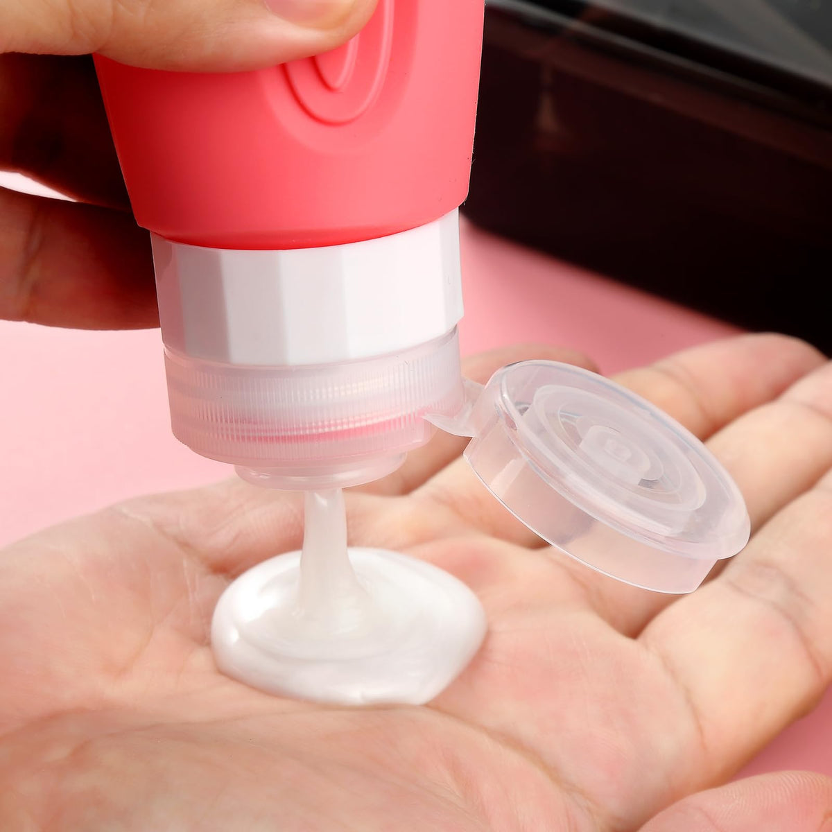 Travel Bottles for Toiletries (Dark-Purp-3oz)