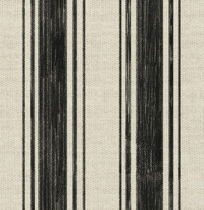 Peel and Stick Wallpaper Black and Cream White 17.3"x393" Hand (Black and Cream White / 17.3" x 393")