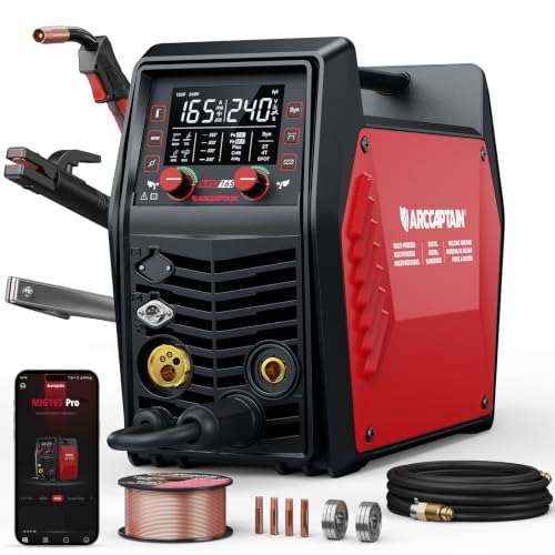MIG165 Pro MIG Welder Machine 165A 120V 240V 6
