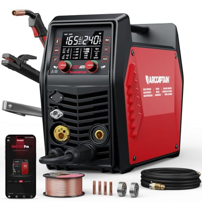 MIG165 Pro MIG Welder Machine 165A 120V 240V 6