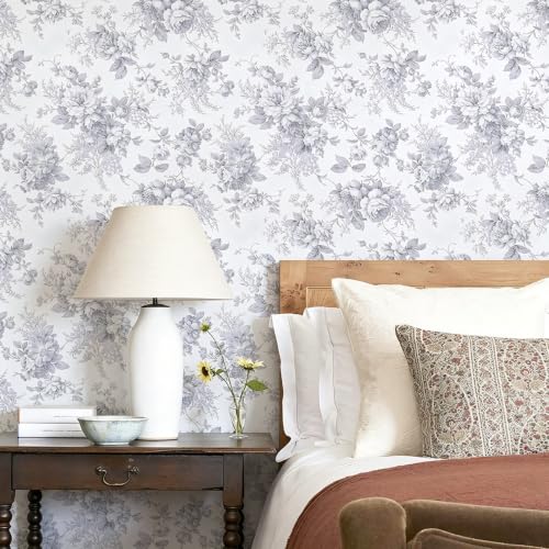 Floral Peel and Stick Wallpaper Vintage Flower Contact Paper