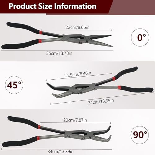 13 Inch Double Jointed Long Needle Nose Pliers