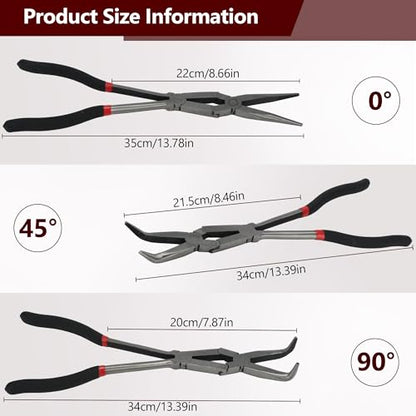 13 Inch Double Jointed Long Needle Nose Pliers