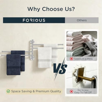 Swivel Towel Racks for Bathroom