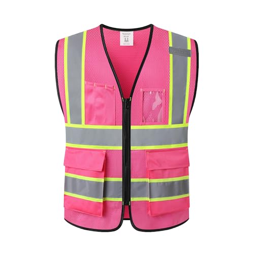 Safety Vest for Men Women Reflective Construction Vest