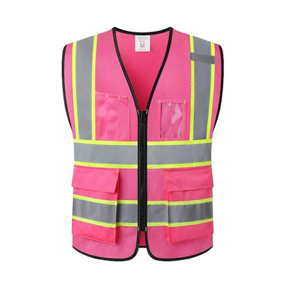 Safety Vest for Men Women Reflective Construction Vest