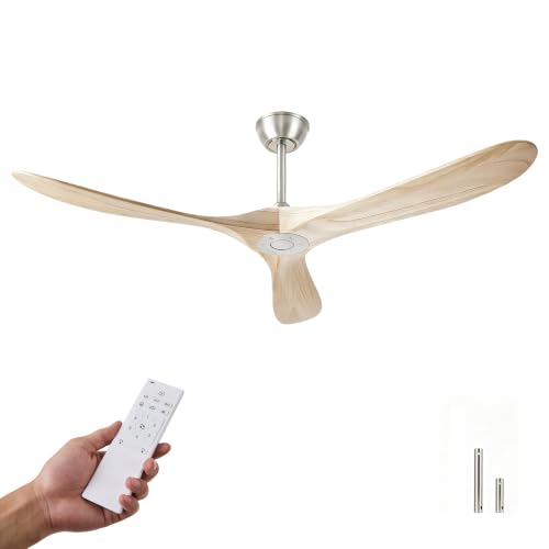 Wood Ceiling Fan 3 Blades Ceiling Fan for Indoor