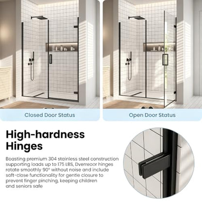 60 in. Frameless Pivot Shower Door