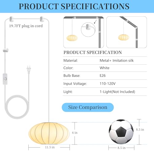 Plug in Lantern Pendant Light