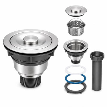 Pop Up Kitchen Sink Drain with Strainer