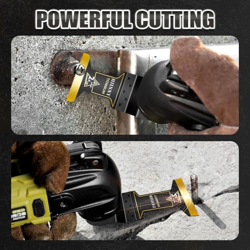 Titanium Oscillating Saw Blade Kit for Metal