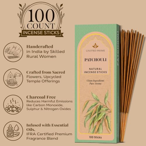 Natural Patchouli Incense Sticks (Patchouli)