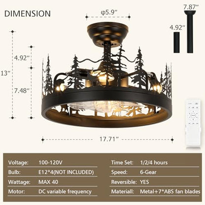 Rustic Ceiling Fan
