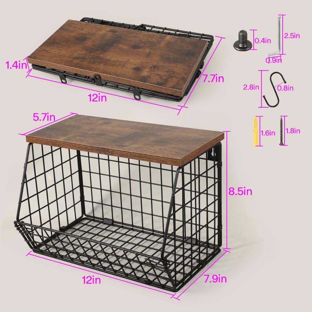 Laundry Room Shelves Wall Mounted (Large)