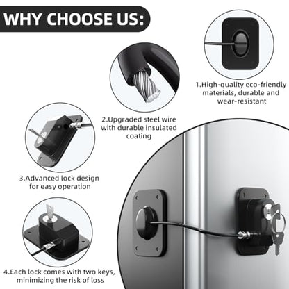 Refrigerator Lock 2 Packs