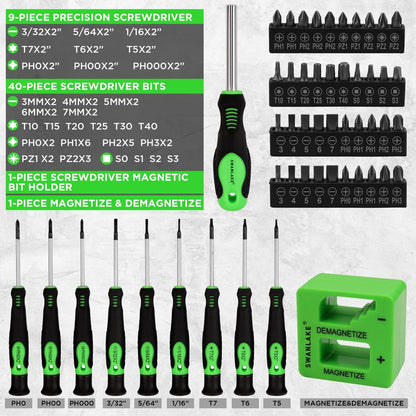 SWANLAKE 86PCS Magnetic Screwdriver Set (86-Piece Magnetic Screwdriver Set)