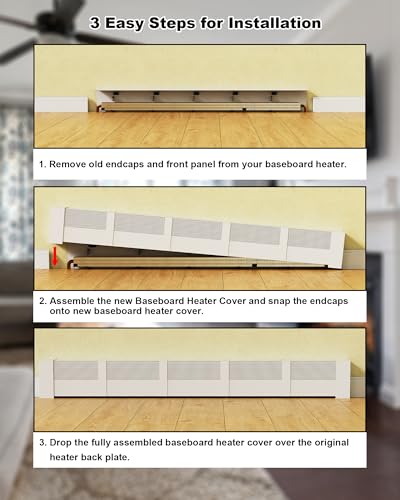 5ft and 6ft Baseboard Heater Covers