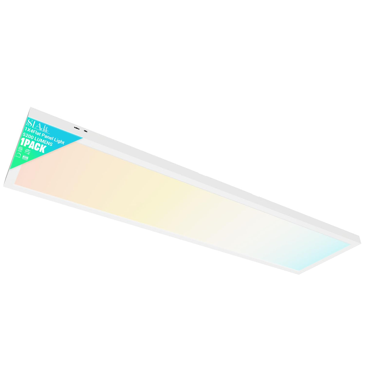 1x4 LED Flat Panel Light (White / 1x4FT 1PACK)
