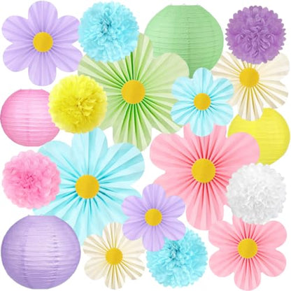 19 Pcs Pastel Party Decorations (Pastel)