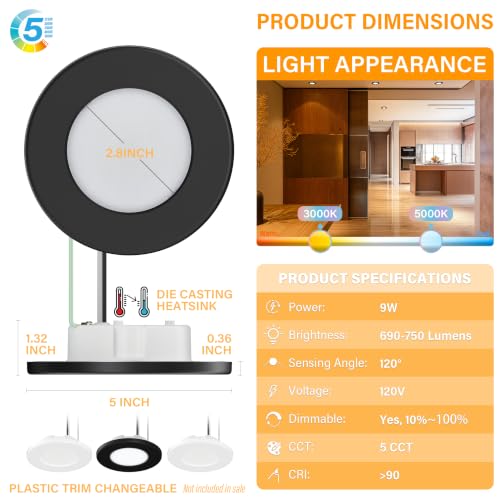 4 Inch LED Mini Surface Mount Light