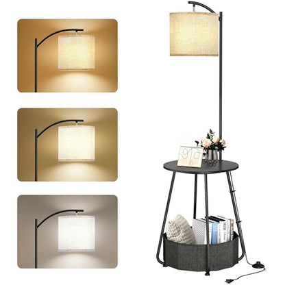 Floor Lamp with Table