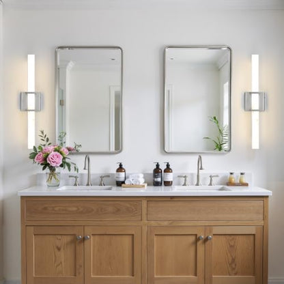 Modern Bathroom Vanity Light 22 inch (Nickel / 22 Inch)