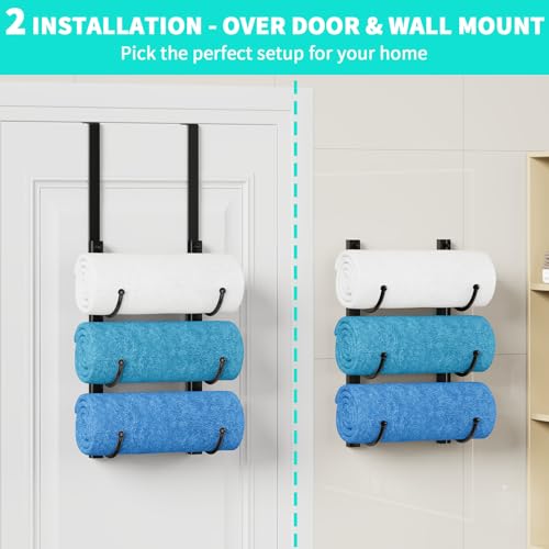 Towel Rack Bathroom Storage