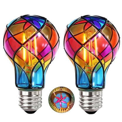 Stained Glass Light Bulb
