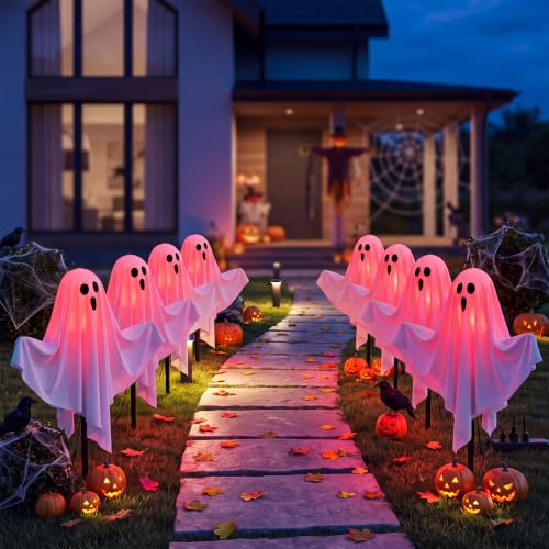 Halloween Ghost Pathway Lights Outdoor
