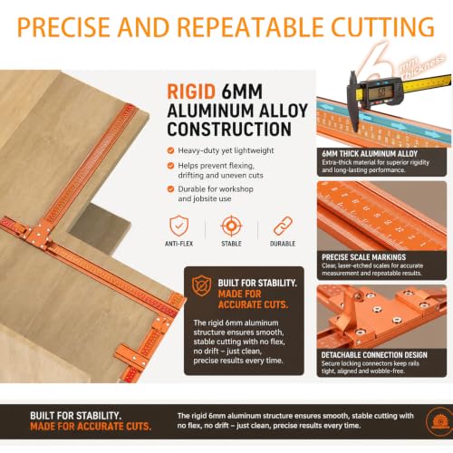 50 Inch Circular Saw Guide Rail Kit