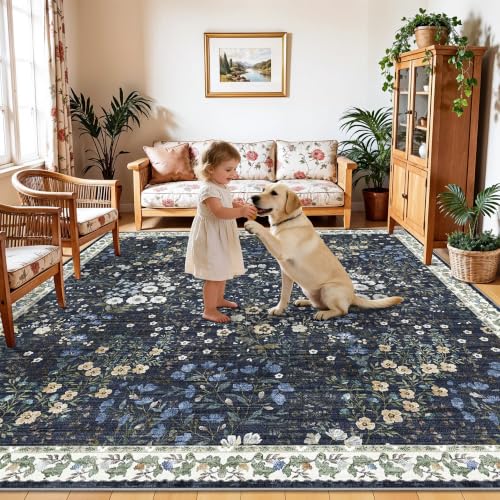 10x10 Square Area Rug Living Room (Blue / 10x10)