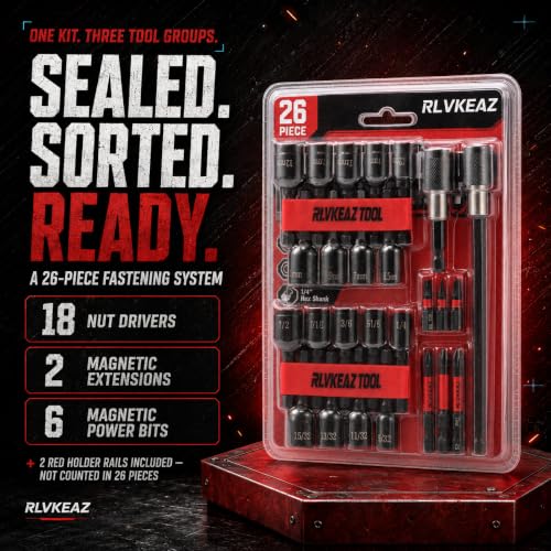 Magnetic Impact Nut Driver Set