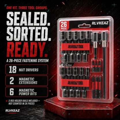 Magnetic Impact Nut Driver Set