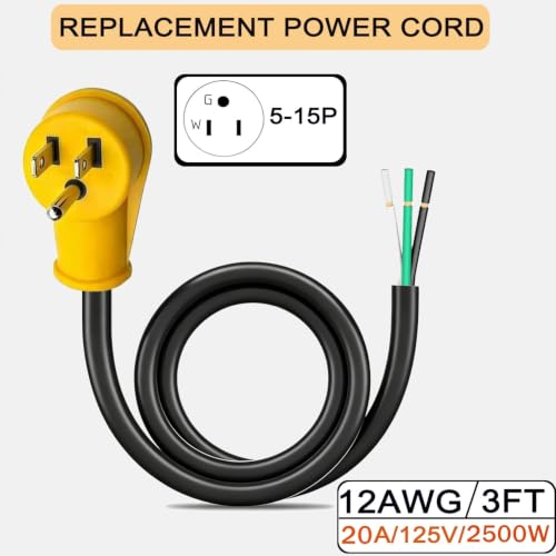 Heavy Duty Replacement Power Cord