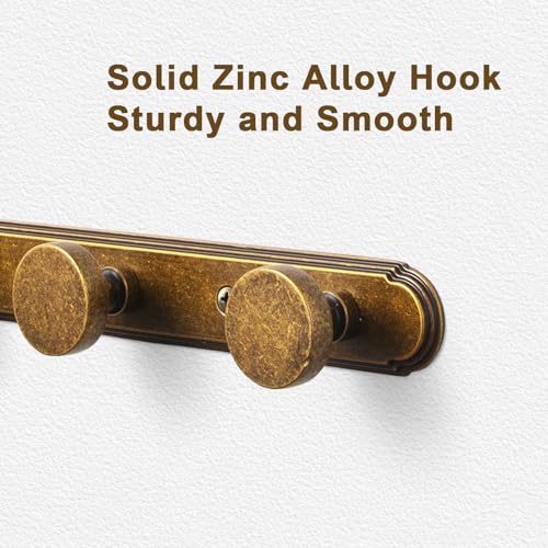 1 Pack Coat Rack Zinc Alloy Heavy Duty Towel