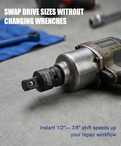 Impact Socket Adapter and Reducer Set