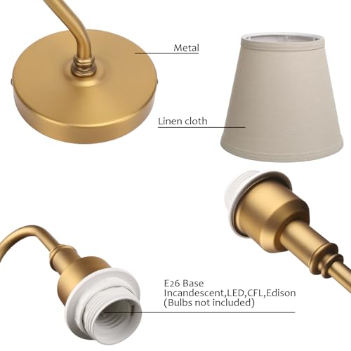 Hardwired Fabric Wall Sconces