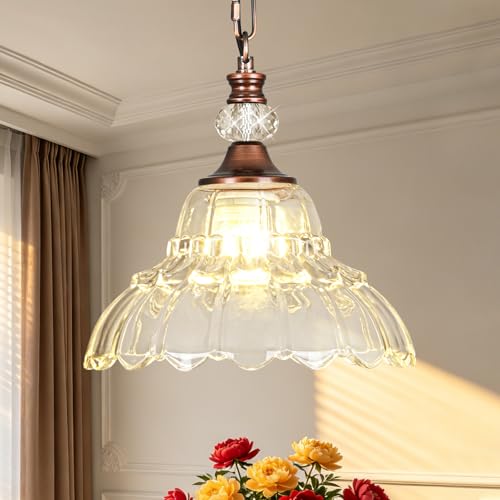 Chandelier with Flower Shade