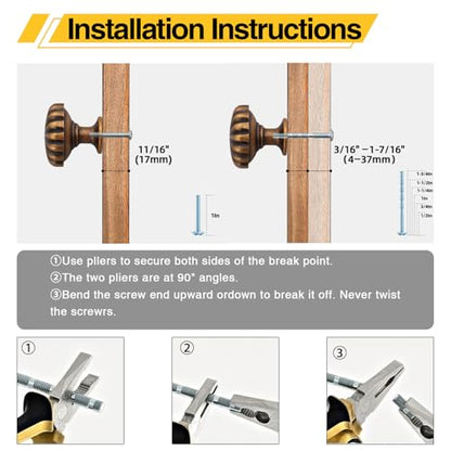 Decorative Pumpkin Style Flower Cabinet Knobs
