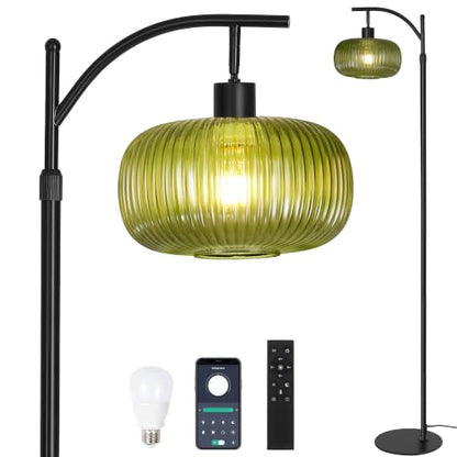 Glass Floor Lamp for Living Room