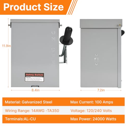 120V 240V General Safety Switch