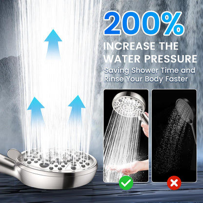 Shower Head with Handheld Combo (Brushed Nickel)