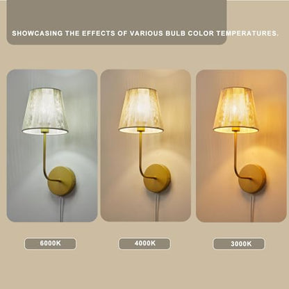 White Boho Wall Sconces Set of 2