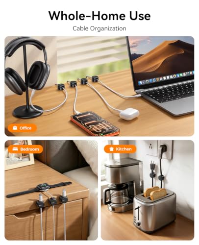 12 Pack Magnetic Cable Clips