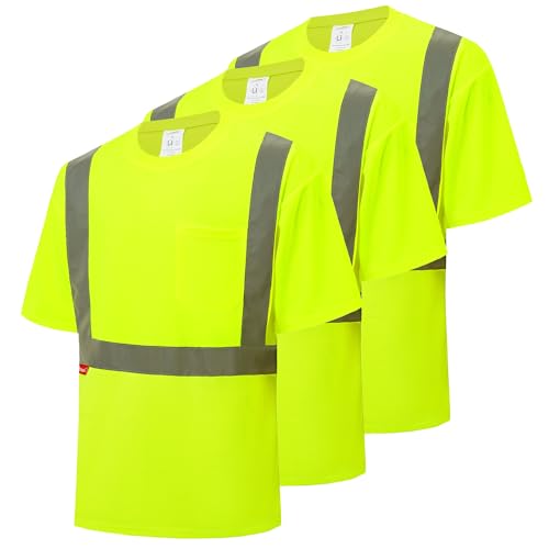 Hi Vis Short Sleeve Safety Shirts
