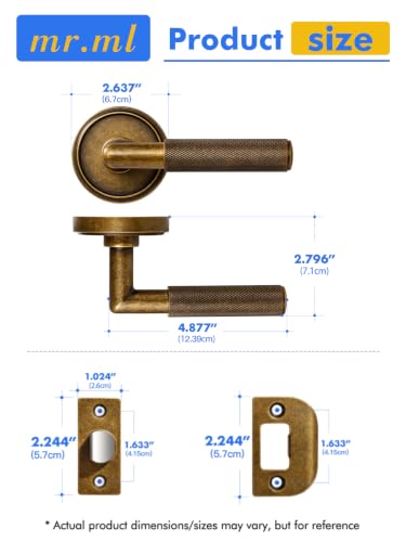 Knurled Door Lever