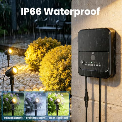 All-in-One Low Voltage Landscape Lighting Kit, Warm White