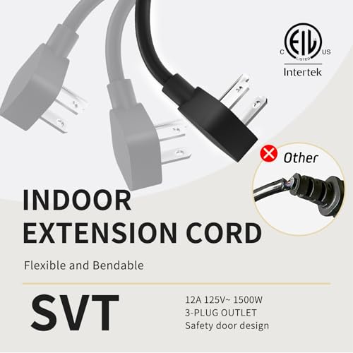 Extension Cord 3 Prong Grounded Indoor