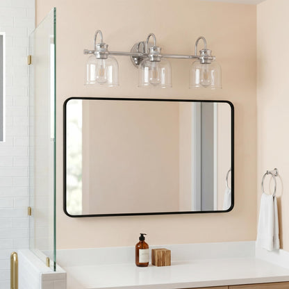 3 Lights 24" Bathroom Vanity Light Fixtures (Chrome / 3 Lights)