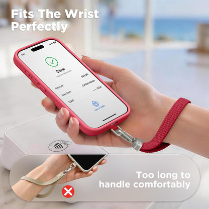 Elastic Phone Wrist Strap (Red)